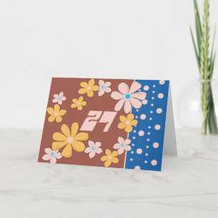 27th Birthday Card