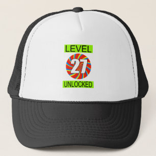 27th Birthday Computer Gamer Trucker Hat