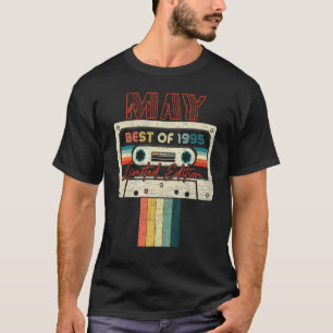 27th Birthday  May Best Of 1995 Cassette Tape T-Shirt
