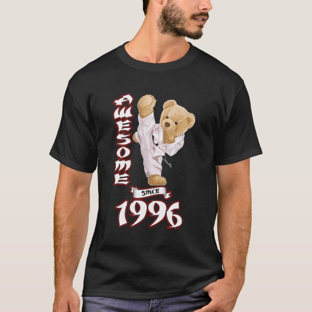 27Th Birthday Men Women 1996 Awesome Karate Judo B T-Shirt (Front)