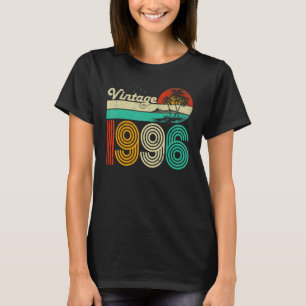 27th Birthday Vintage 1996 27 Year Old Men Women T-Shirt