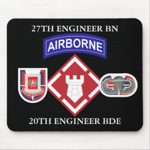 27TH ENGINEER BATTALION 20TH ENGINEER BRIGADE  MOUSE PAD