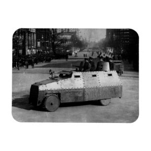 27th March 1917:  The armoured vehicle squadron Magnet