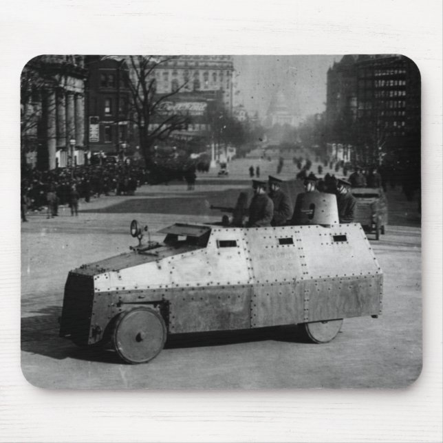 27th March 1917:  The armoured vehicle squadron Mouse Pad (Front)