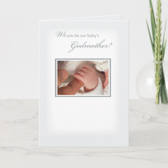 2820 Neutral Godmother Invitation (Front)