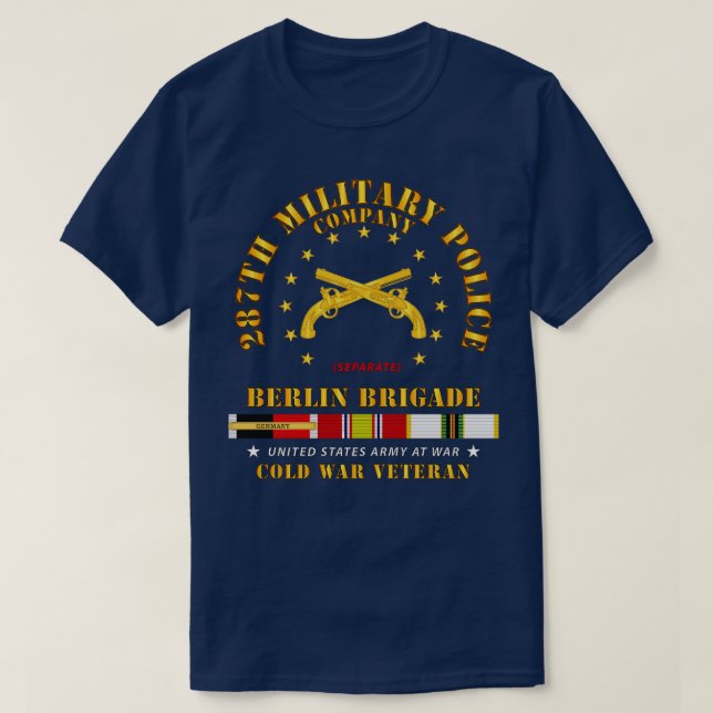 287th Military Police Company Berlin Bde w OCCUPY  T-Shirt (Design Front)