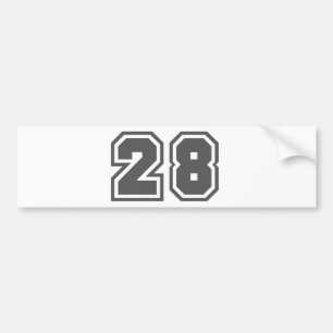 28 BUMPER STICKER