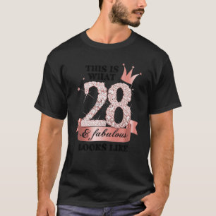 28 & Fabulous I Rose And White Party Group Candid T-Shirt