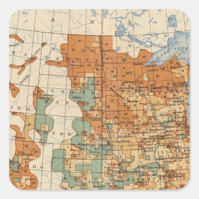 28 Increase 1890 to 1900 Square Sticker (Front)