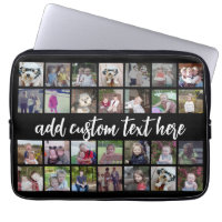 28 Photo Collage Grid - Script Text - black white