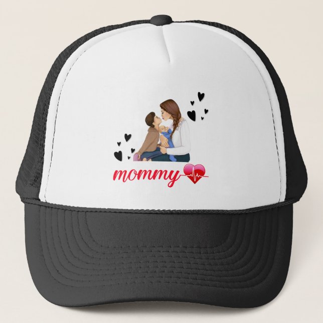 28.Proud mum,mothers day gifts,mum birthday gifts Trucker Hat (Front)