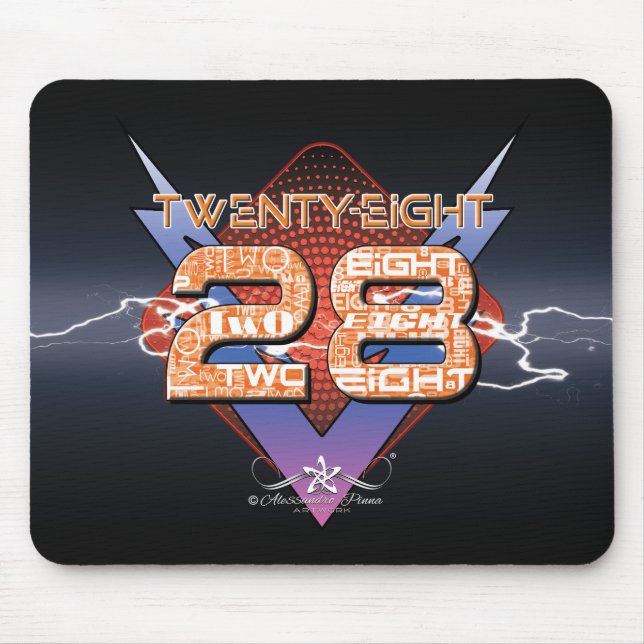 28 Twenty-Eight Mouse Pad (Front)