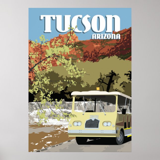 28"x20" Sabino Canyon - Tucson, Arizona Poster (Front)