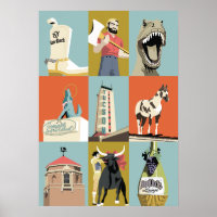 28"x20" Tucson Oddities