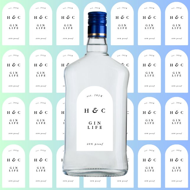 28 x Black White Modern Bottle Gin Wine Arch Vinyl (Creator Uploaded)