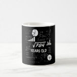 28 Year Old Bday Math Teacher 28th Birthday Gift Coffee Mug<br><div class="desc">Celebrate birthdays with a clever twist! This funny math design uses equations and square roots to reveal the age, making it the perfect choice for math lovers, teachers, students, and geeks who enjoy a good nerdy joke. Great for milestone birthdays, classroom celebrations, or anyone who appreciates clever humour mixed with...</div>