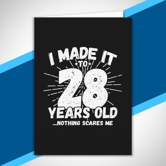 28 Year Old Birthday - Funny 28th Birthday Meme Card (Creator Uploaded)