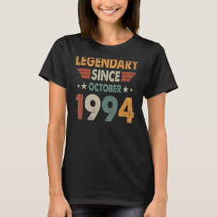 28 Years Old Legend Since October 1994 28th Birth T-Shirt