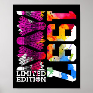 28th Birthday Badminton Limited Edition 1997 Poster