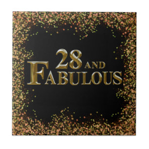28th  Birthday  Ceramic Tile