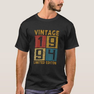 28Th Birthday Vintage 1994 Born In 1994 28 Yrs Old T-Shirt