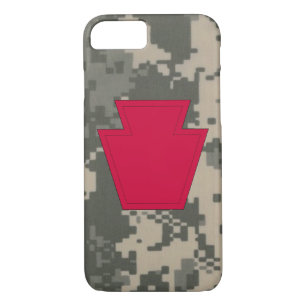 28th Infantry Division "Keystone Division" Camo iPhone 8/7 Case