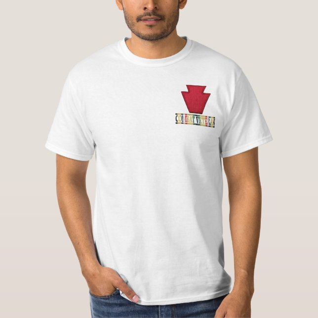 28th Infantry Division SWA Combat Veteran Shirt (Front)