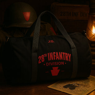 28th Infantry Division Tribute Personalized  Duffle Bag