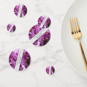 28th Wedding Anniversary Orchid    Confetti