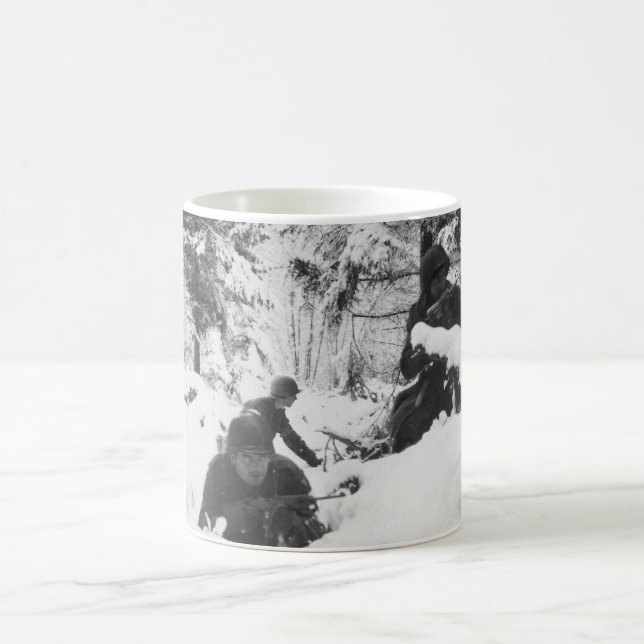 290th American Regiment in the Battle of the Bulge Coffee Mug (Center)