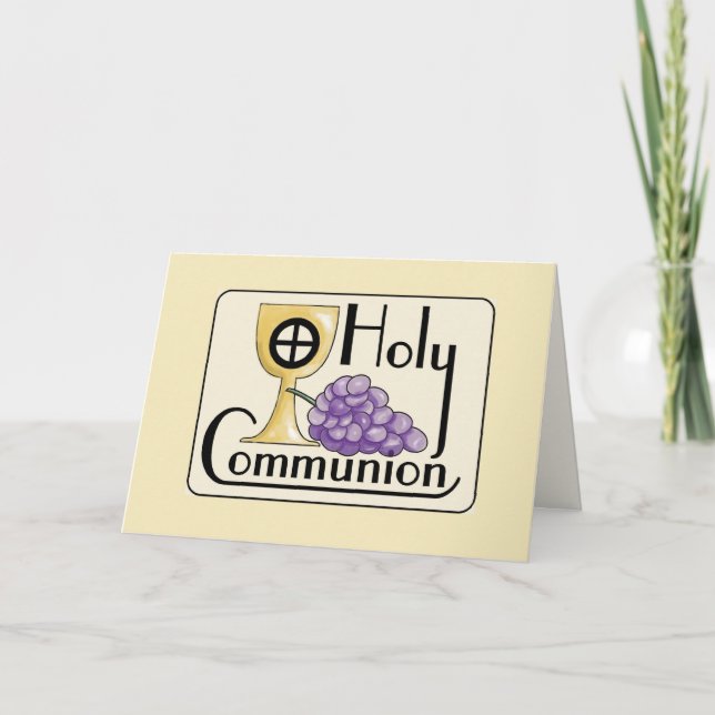 2917 Grapes and Cup Communion Card (Front)