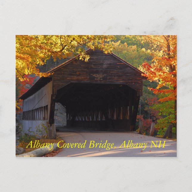 2932315197_6e921d2a30_o, Albany Covered Bridge,... Postcard (Front)
