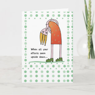 2959 Upside Down Encouragement Card