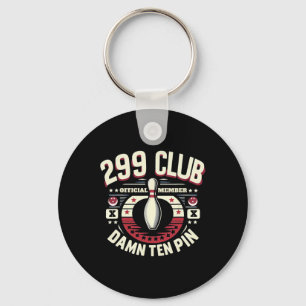 299 Club Official Member Adult Humour Funny Ten Pi Key Ring