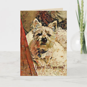 29 Again? Birthday Card. Card