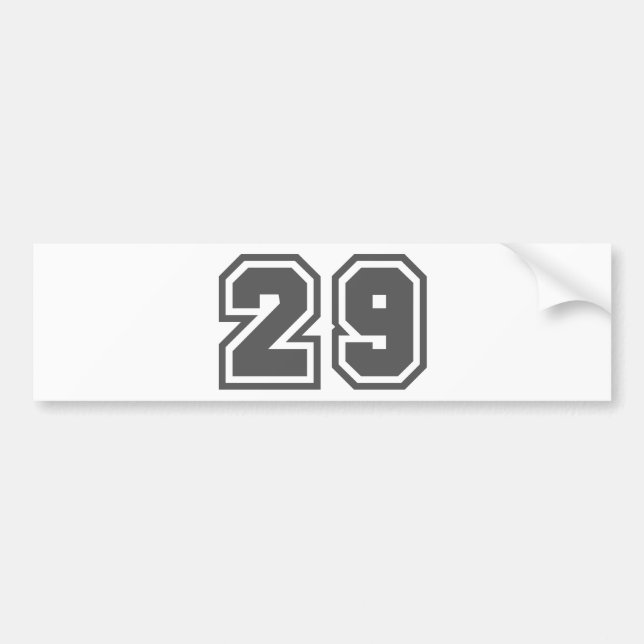 29 BUMPER STICKER (Front)