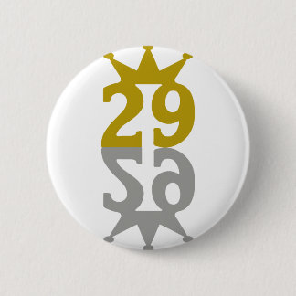 29-Corona-Reflection 6 Cm Round Badge