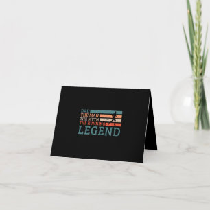 29.Dad The Man The Myth The Running Legend Invitation