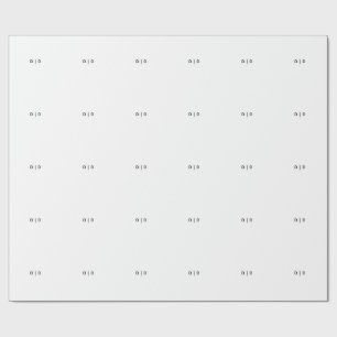 29 in x 6 ft Wrapping Paper, Glossy Paper