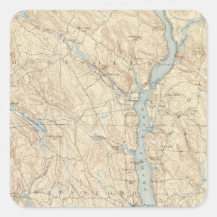 29 New London sheet Square Sticker