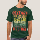 29 Year 29th Wedding Anniversary Gifts for Her Him T-Shirt<br><div class="desc">29 Year 29th Wedding Anniversary Gifts for Her Him Couple  .</div>
