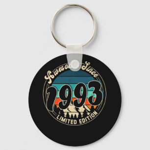 29 Year Old Vintage 29th Year Old Birthday 1993 Key Ring
