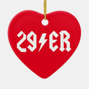 29er ceramic ornament