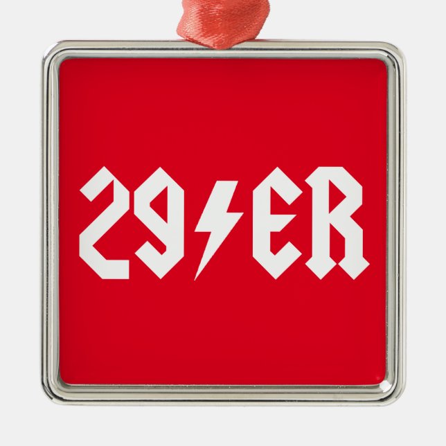 29er metal ornament (Front)