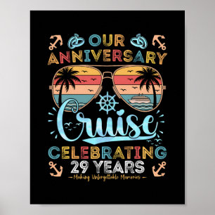 29th Anniversary Cruise And Celebrate 29 Years Cou Poster