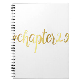 29th Birthday Gift Chapter 29 Hashtag Twenty Nine  Notebook