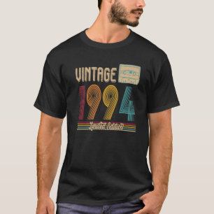 29Th Birthday Gifts Vintage Limited Edition Casset T-Shirt