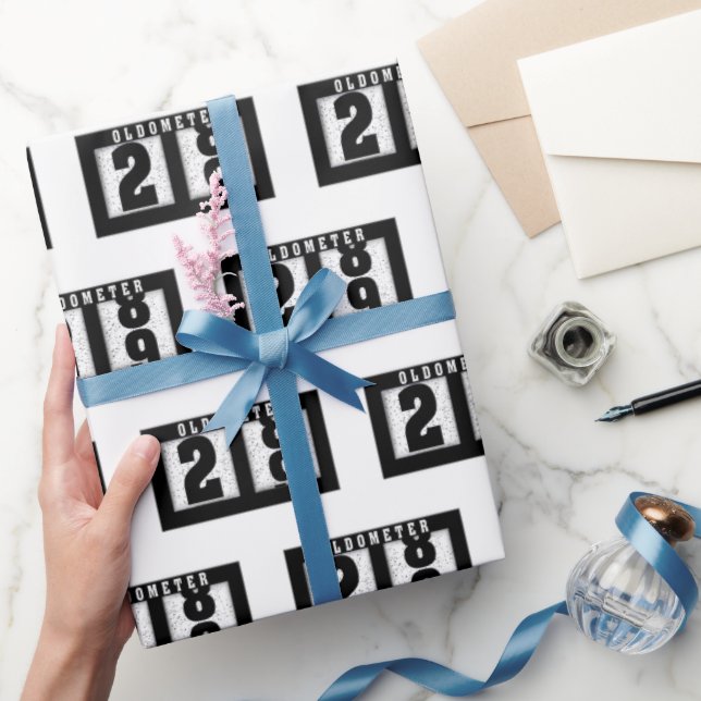 29th Birthday Odometer  Wrapping Paper (Gifting)