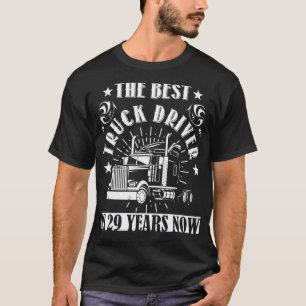 29th Birthday Present Truck Driver 29 Years Trucks T-Shirt