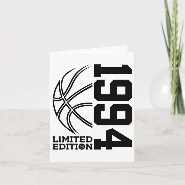 29th Birthday Sketll Limited Edition 1994  Card (Front)